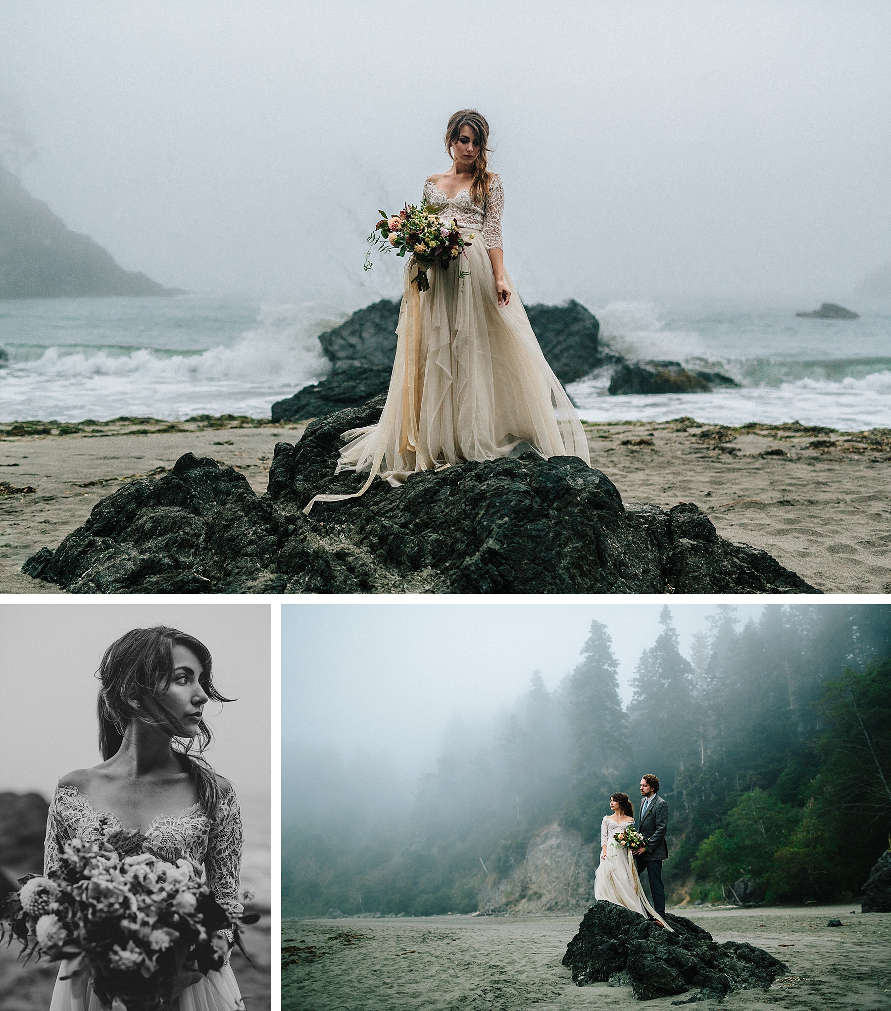 Ashlie & Bryon's Northern California Beach Engagement Session