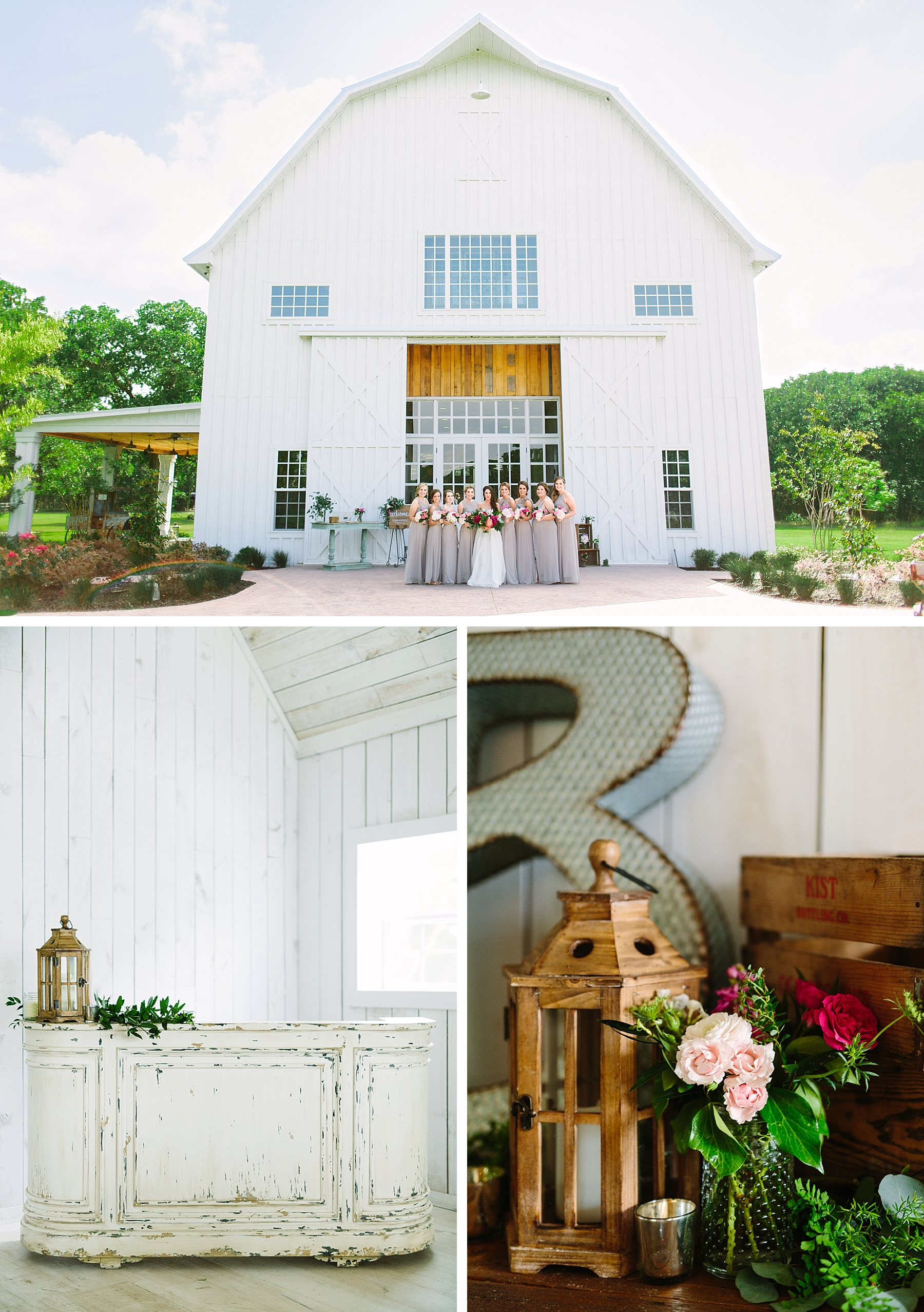 Chandler and Michael's White Sparrow Barn Wedding