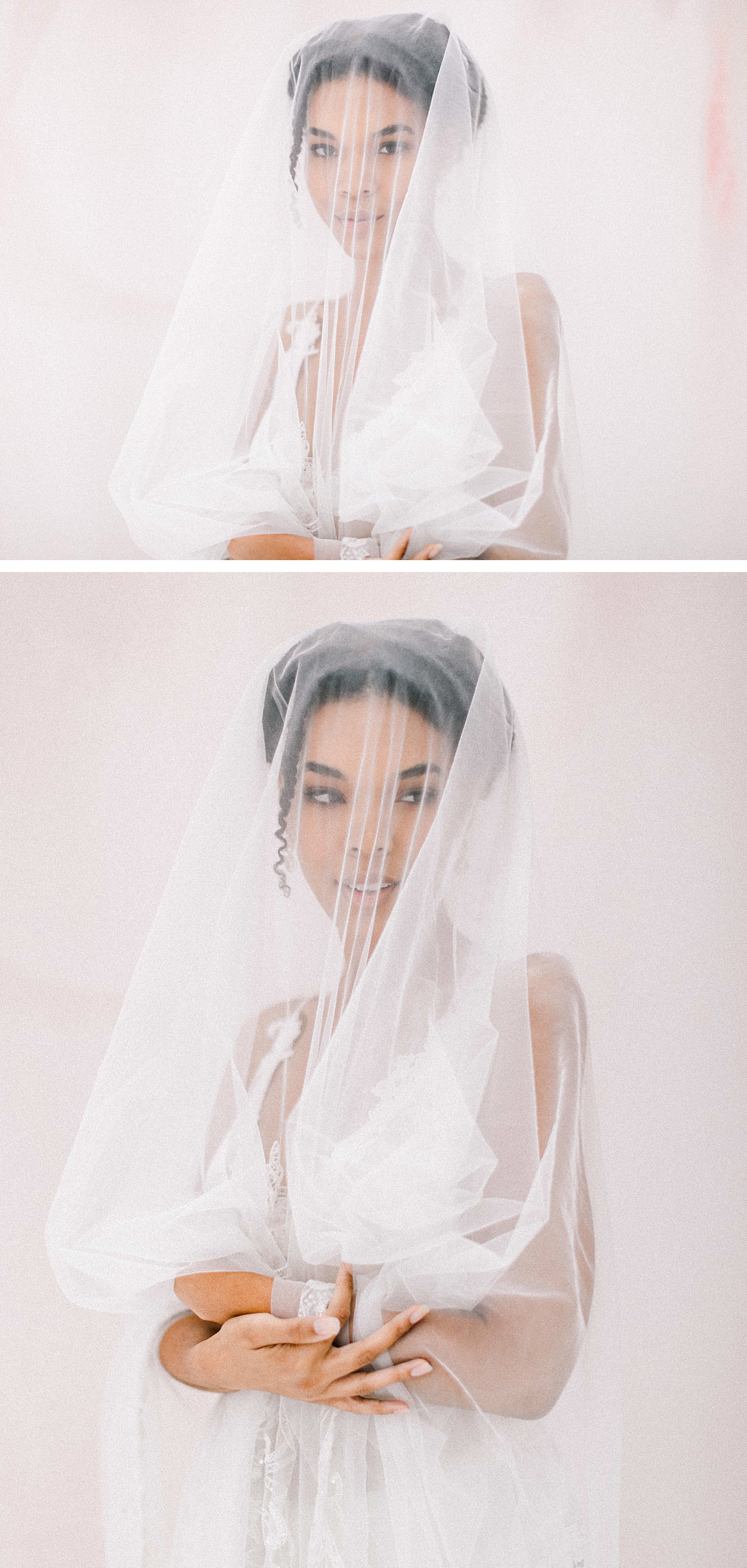 fine art bridal boudoir veil