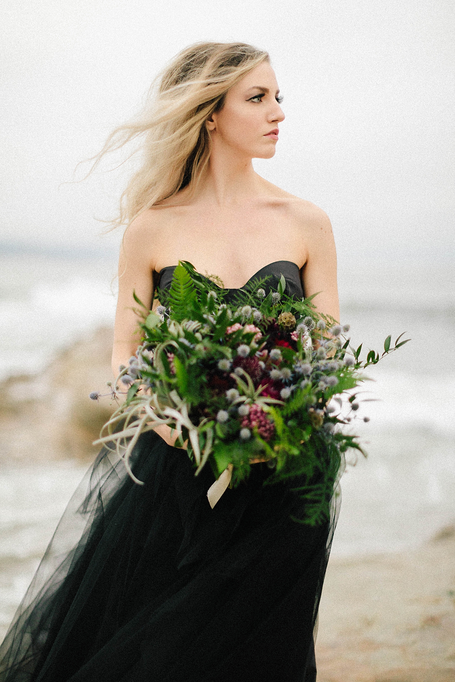 Beach bridal bouquet