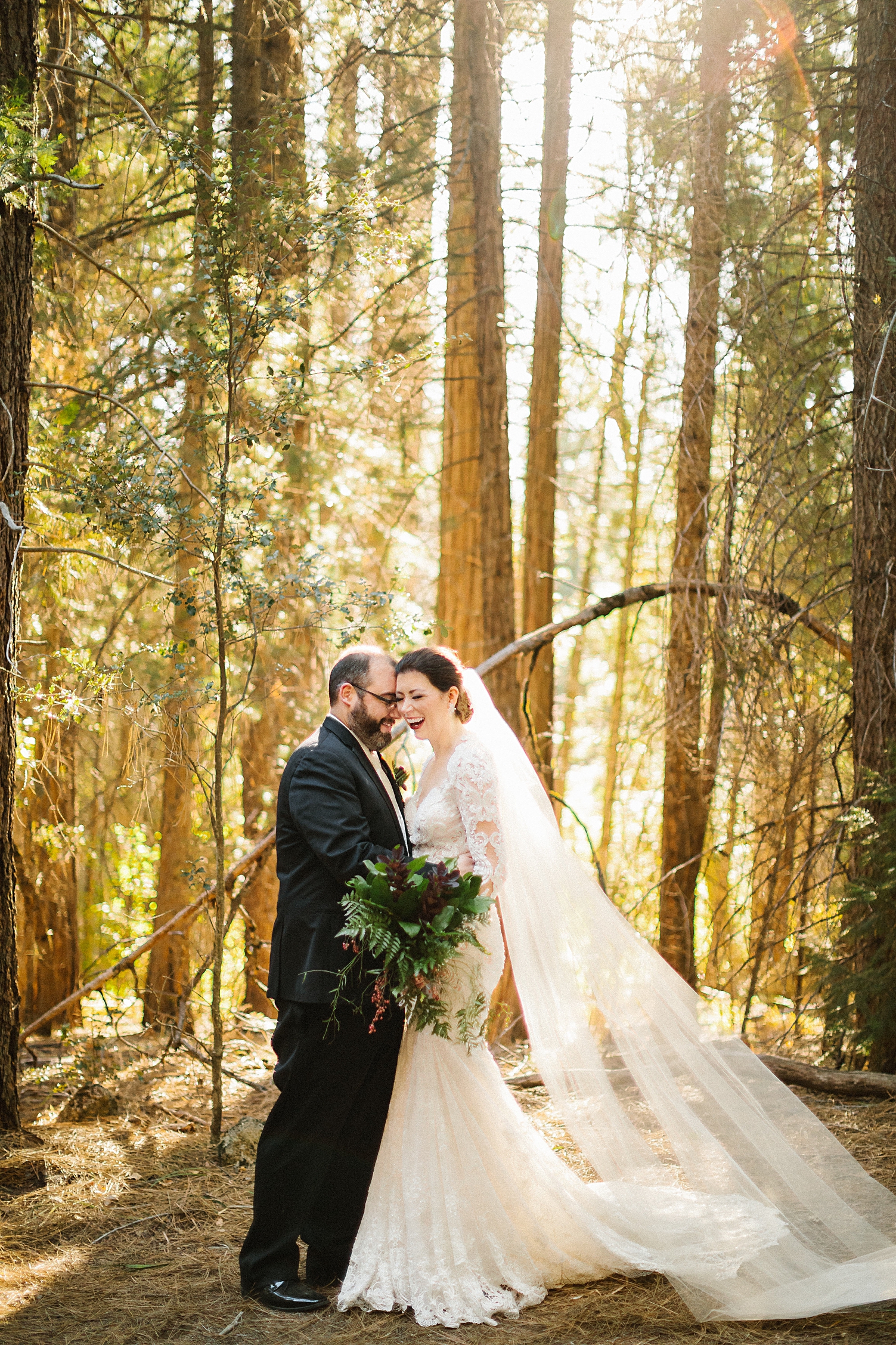 Yosemite Wedding bride groom
