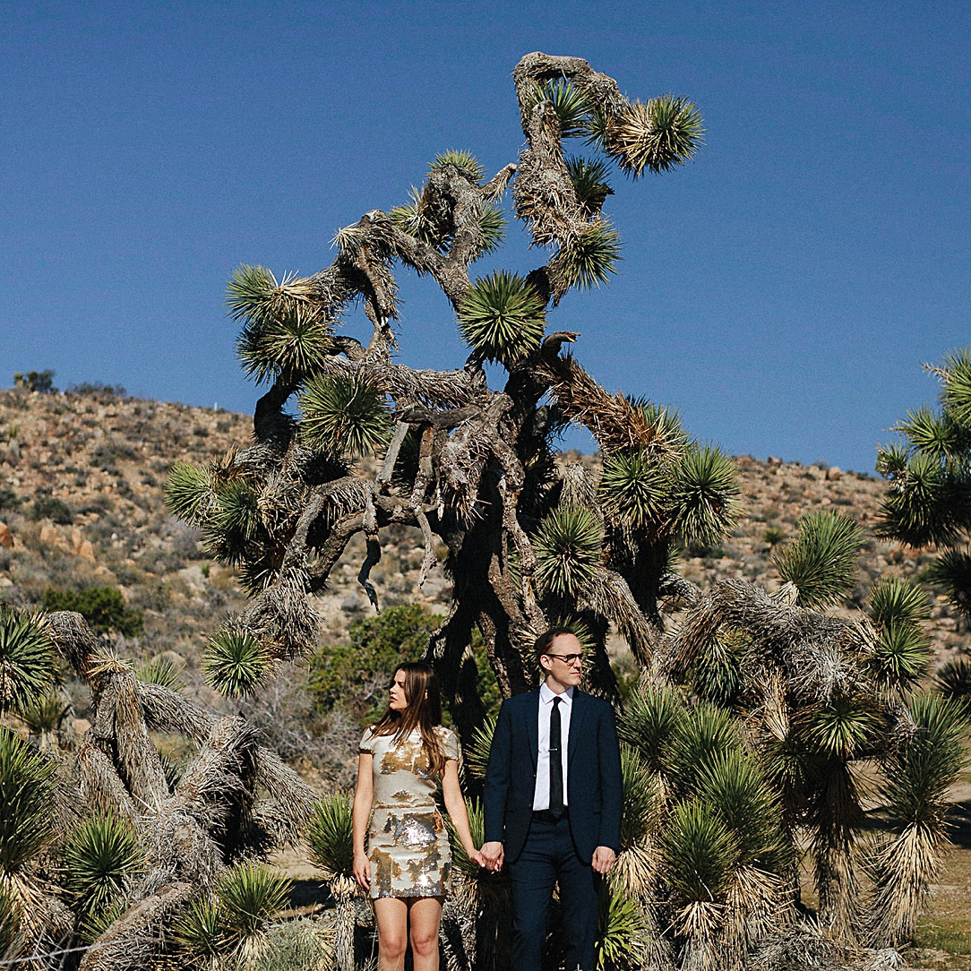 Palm Springs engagement joshua tree