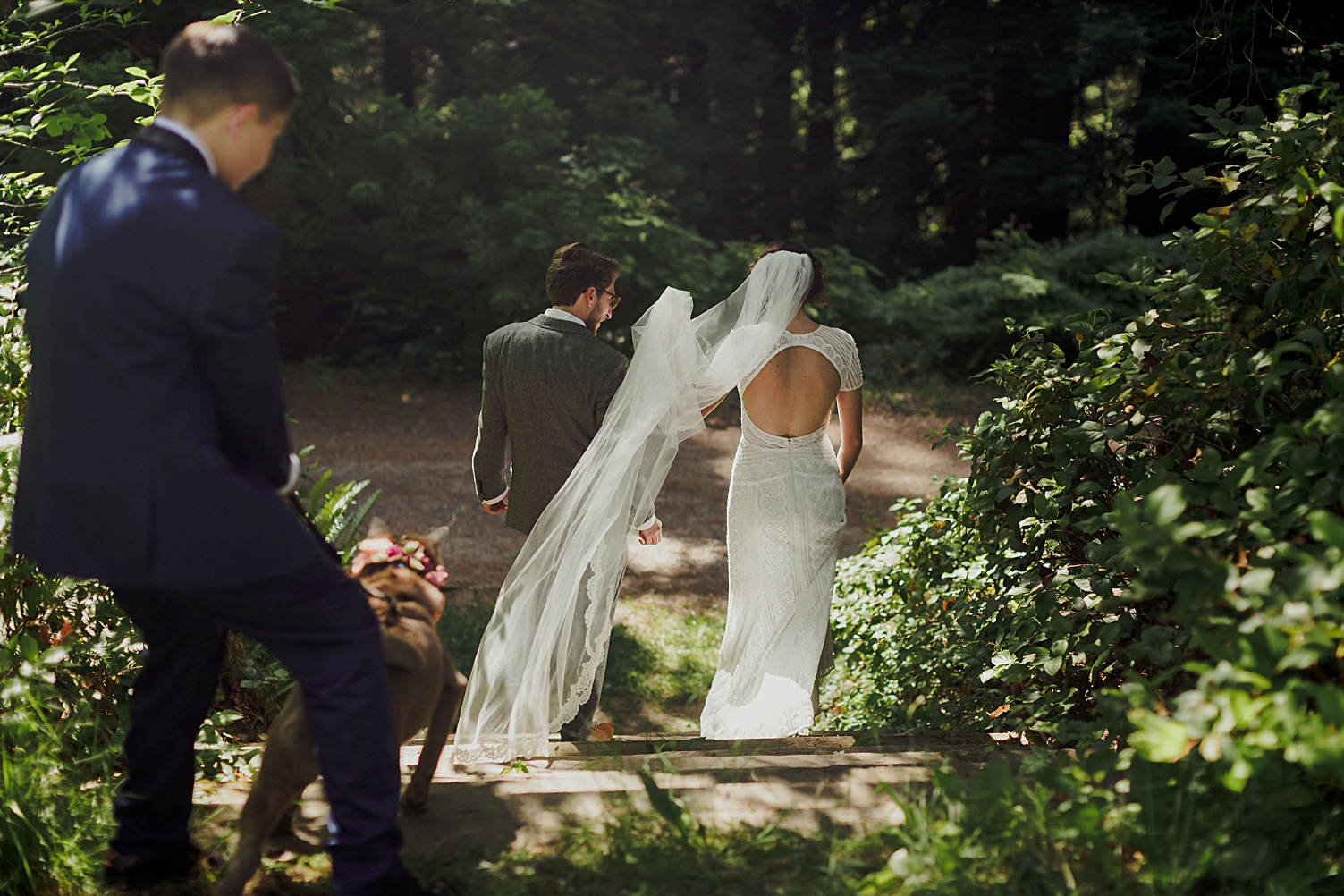 wedding at Hoyt Arboretum