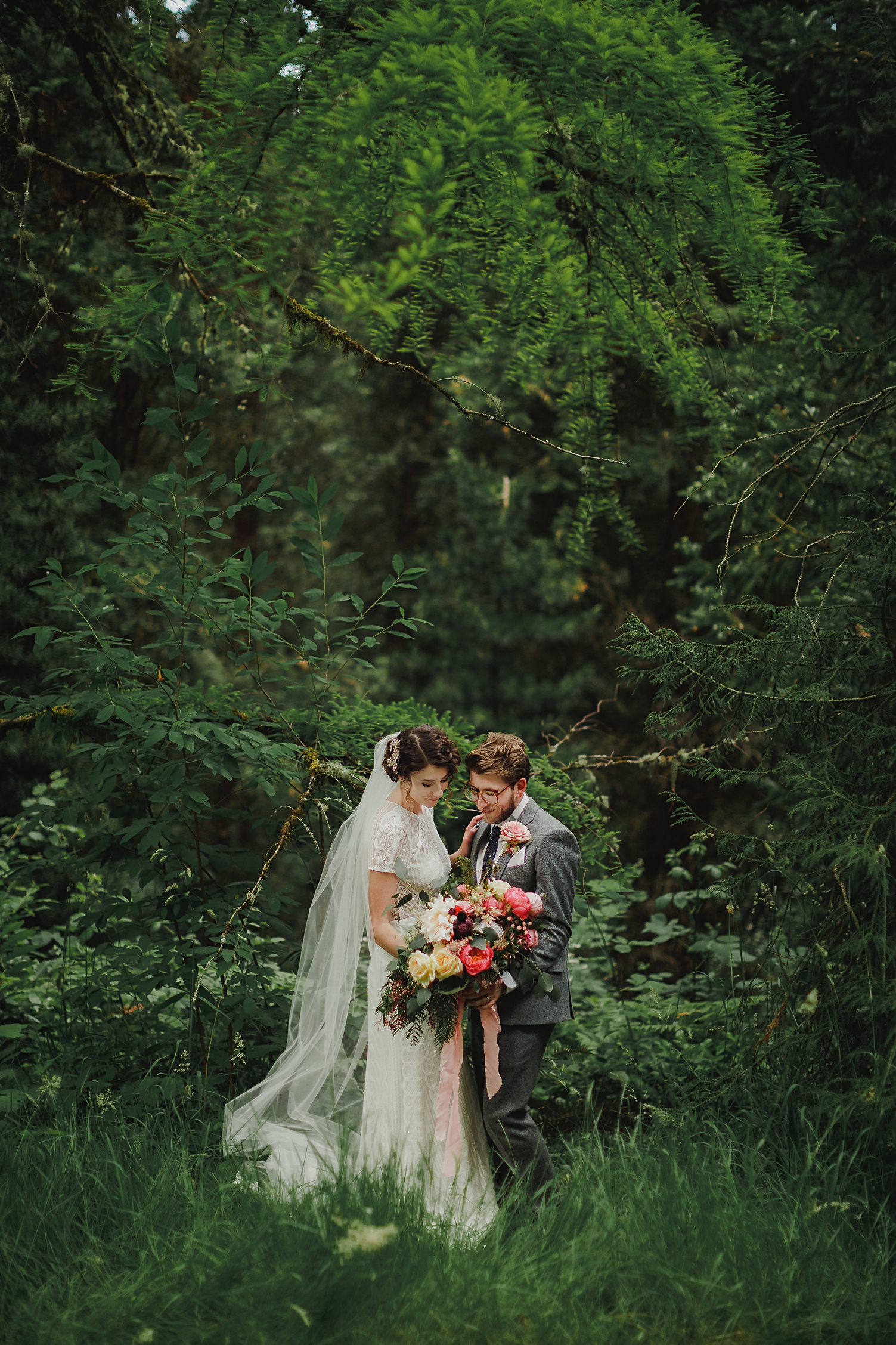 wedding at Hoyt Arboretum