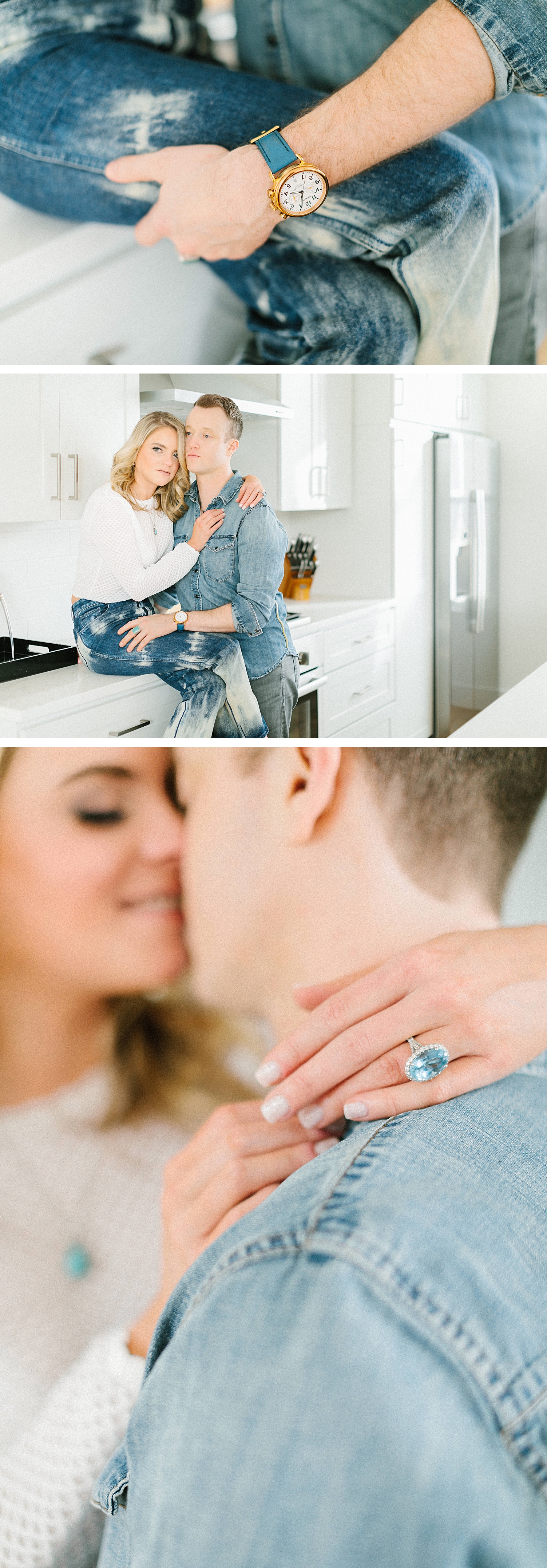 Turquoise jewelry engagement ring
