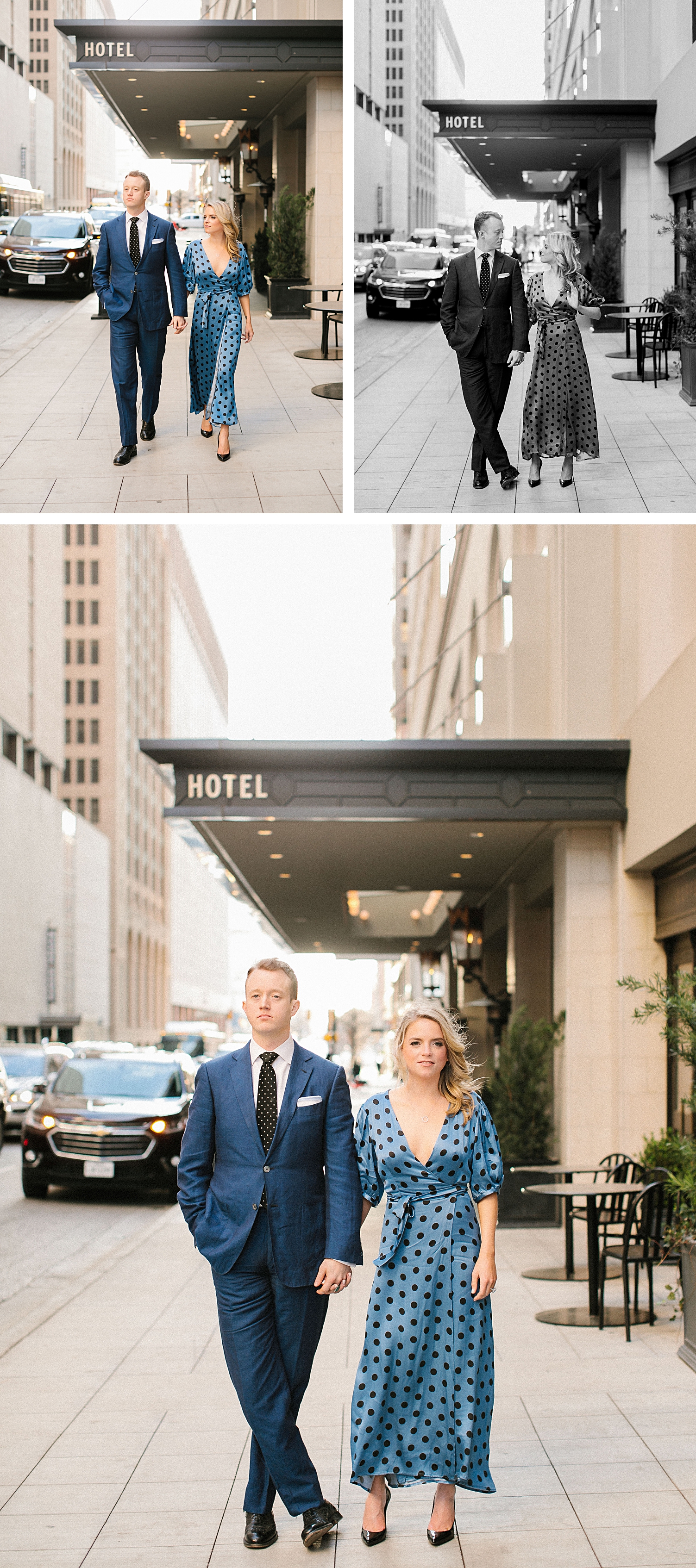 Downtown Dallas engagement session
