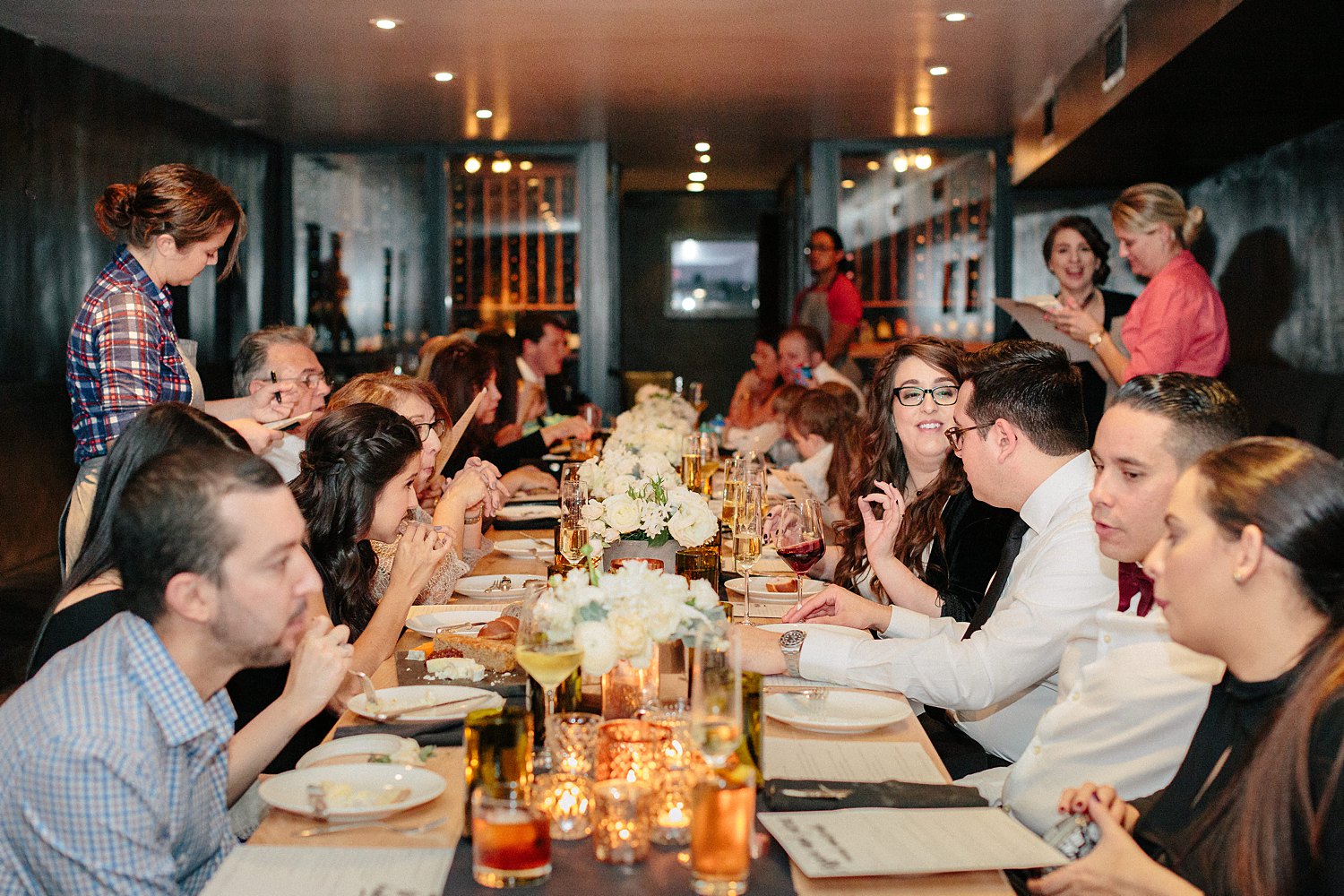 Wedding reception at Pass & Provisions in Houston, Texas