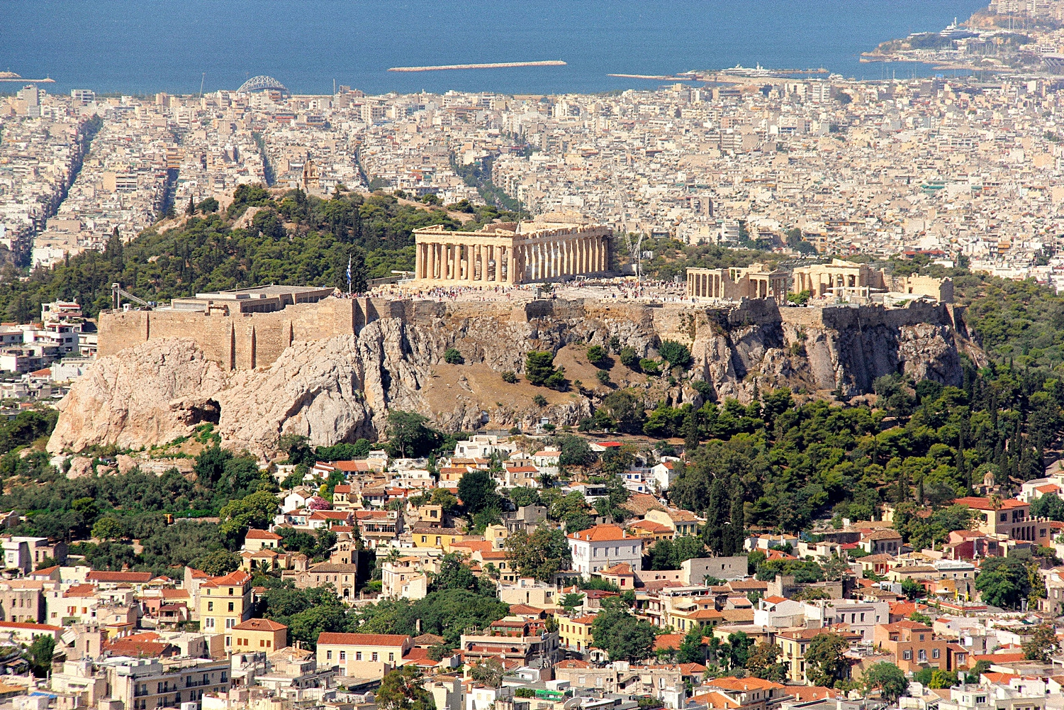 Athens Cityscape Best Greece wedding venues Acropolis 