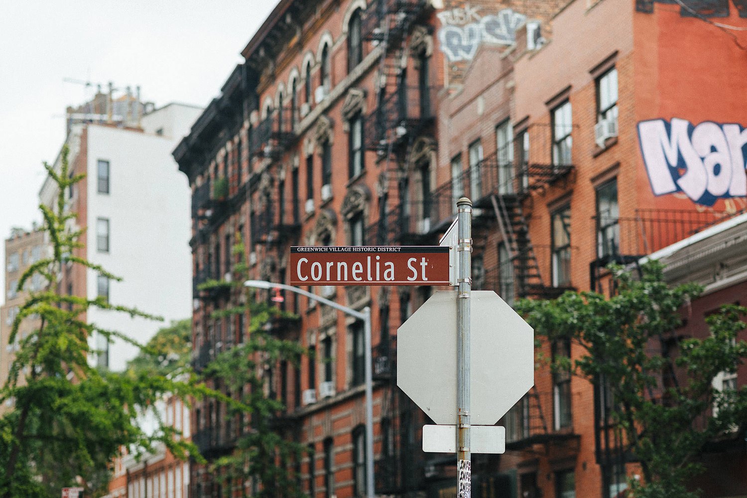 Cornelia Street Greenwich Village sign nyc